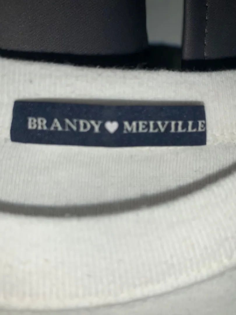 Brandy Melville Butterfly Crop Top - Image 3