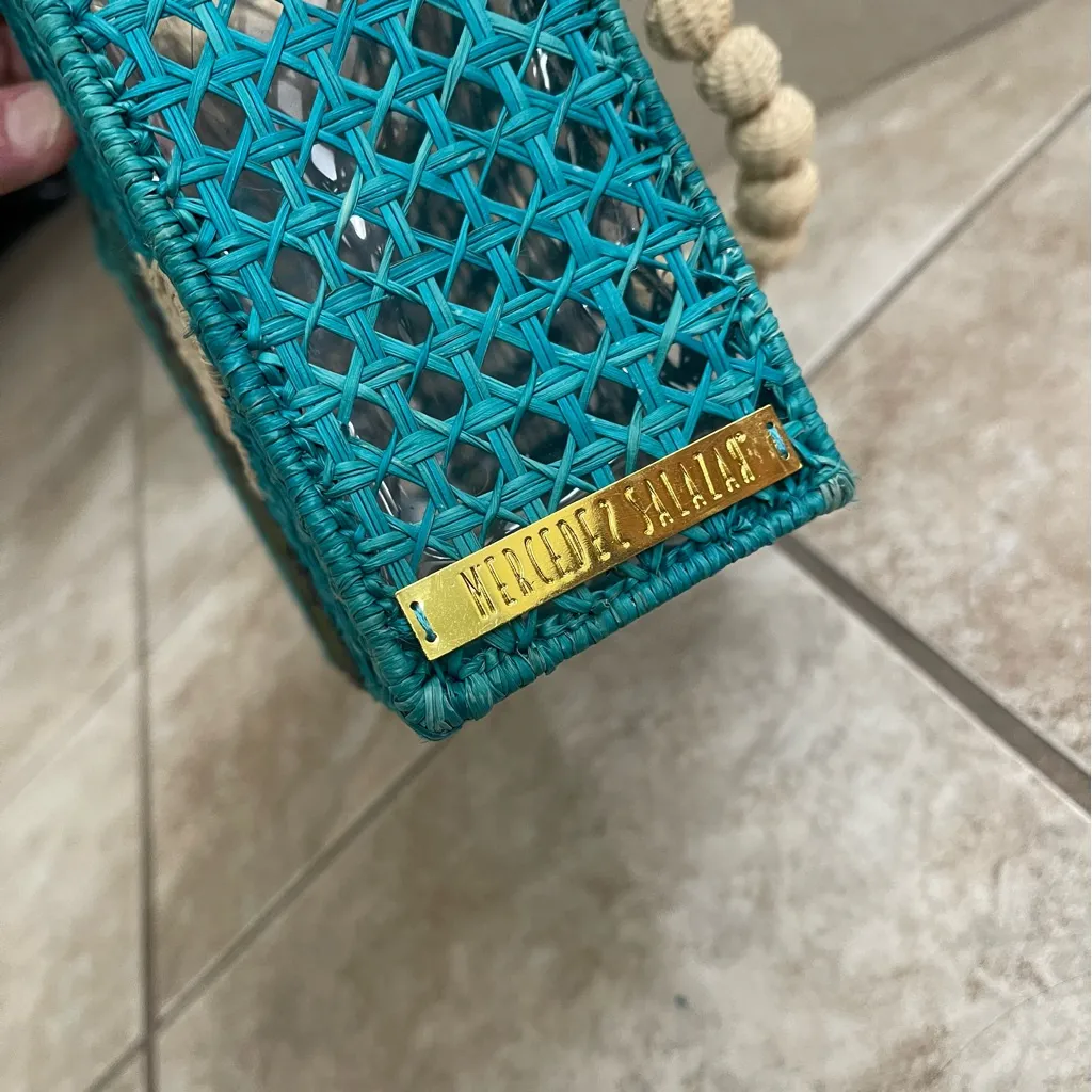 Mercedes Salazar ‎ Statue Of Liberty RARE Hand Bag W/ Plastic Liner Hand Made - Image 7