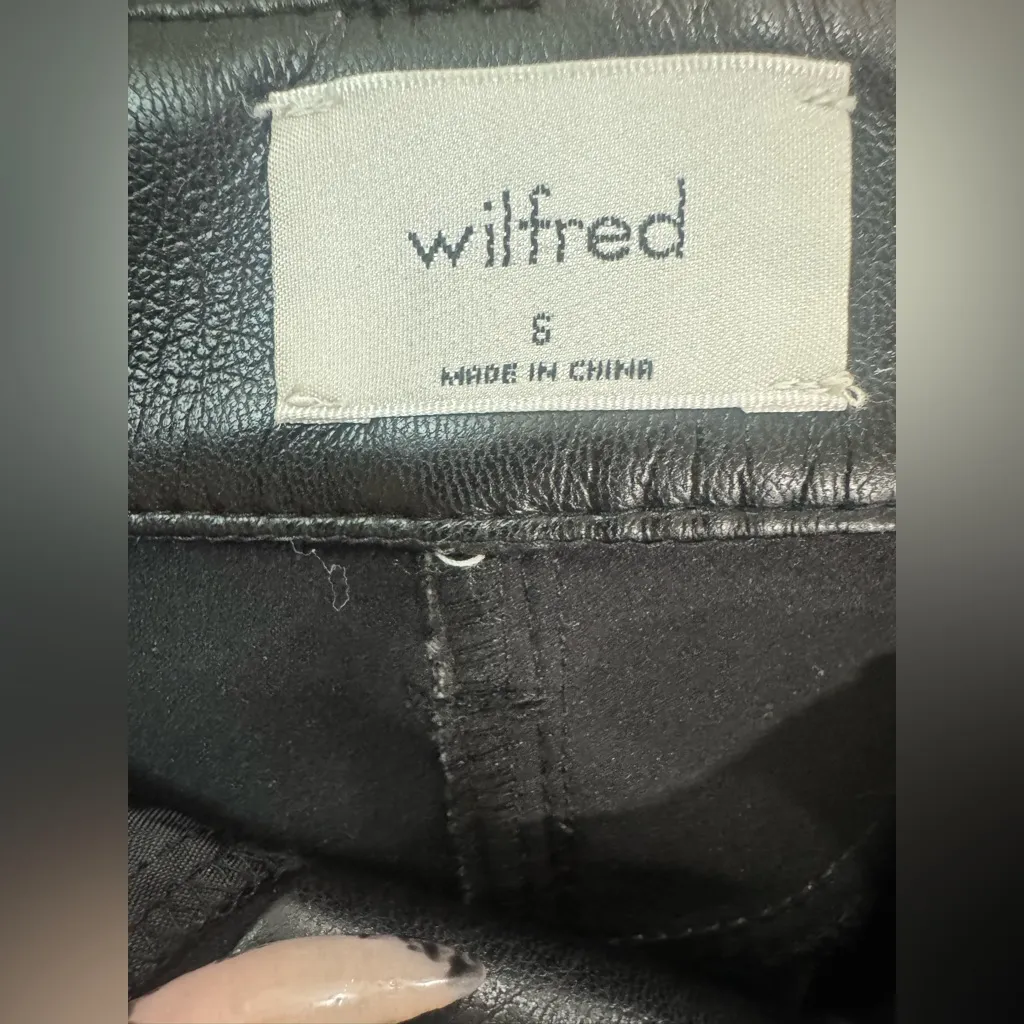 NWOT Wilfred Black Straight Leg Pants - Image 8