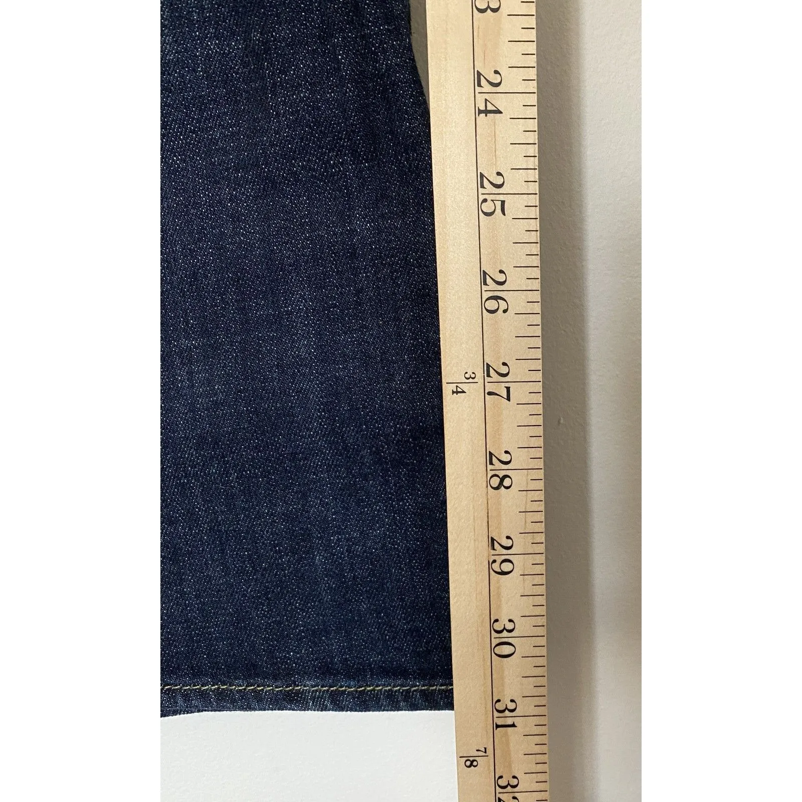 Rock & Republic Kasandra Y2K Dark Wash Bootcut Jeans Gold Studs Distressed Sz 10 - Image 8