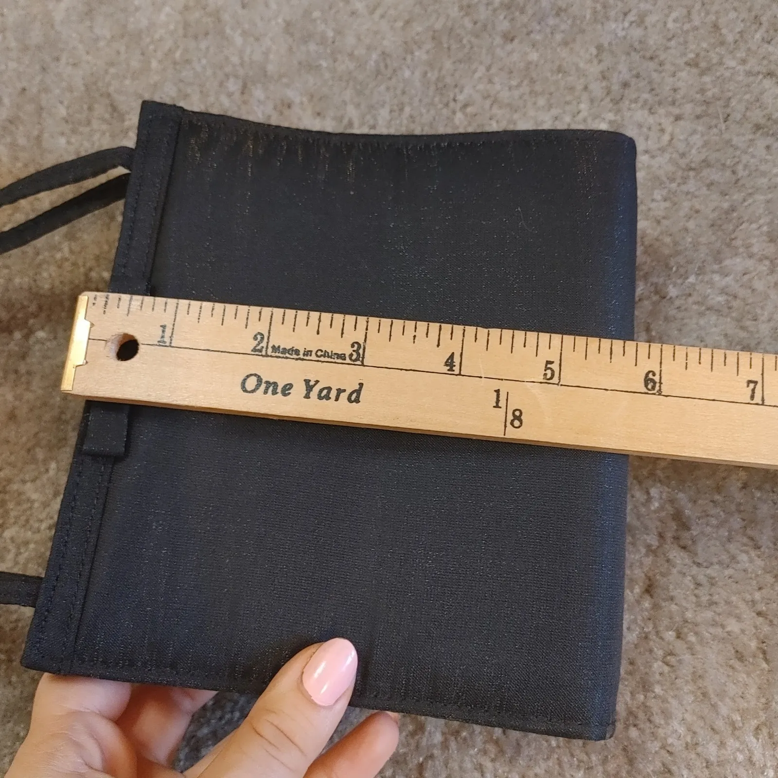 Black Small Bow Hand Purse Cute Chic Little Black Purse Audrey Hepburn - Image 6