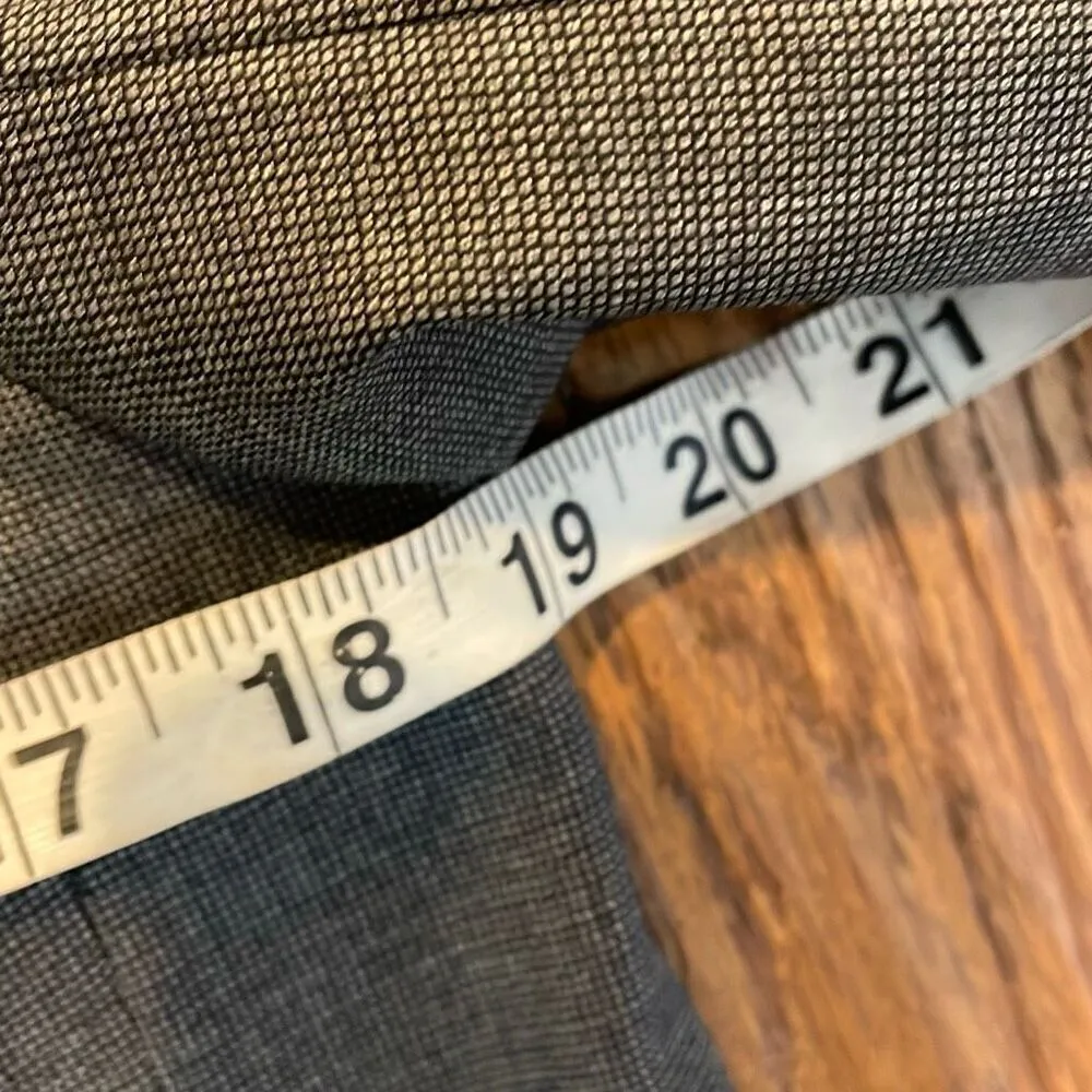 A.P.C. Rue Madame 100% wool grey double breasted blazer 36 Black - Image 6