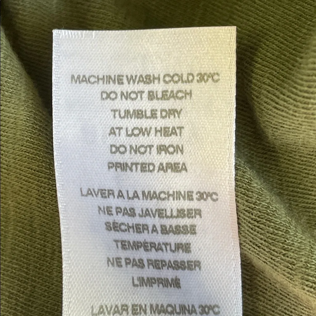 Sundry Green Camouflage Ruched Pencil Skirt - Image 4