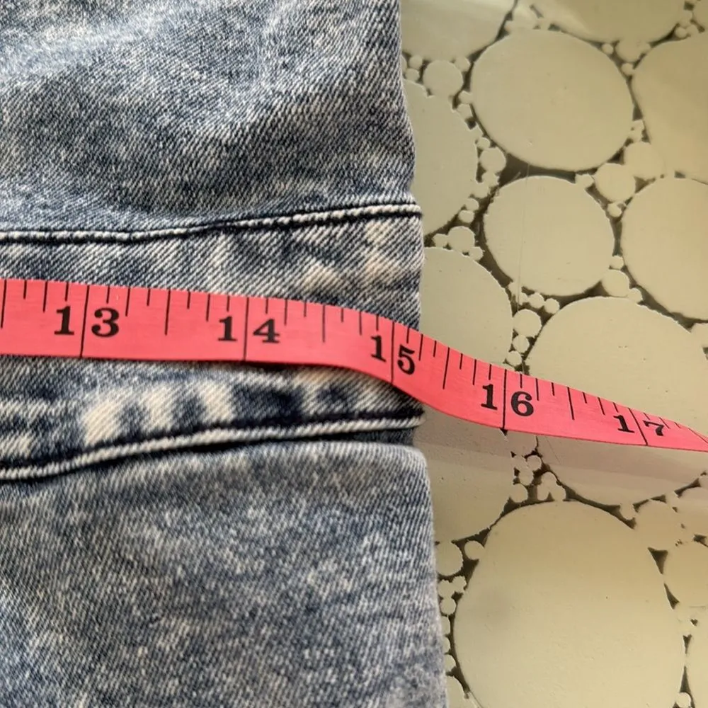 Project Rebel Denim romper adjustable straps cotton size extra large Blue - Image 7