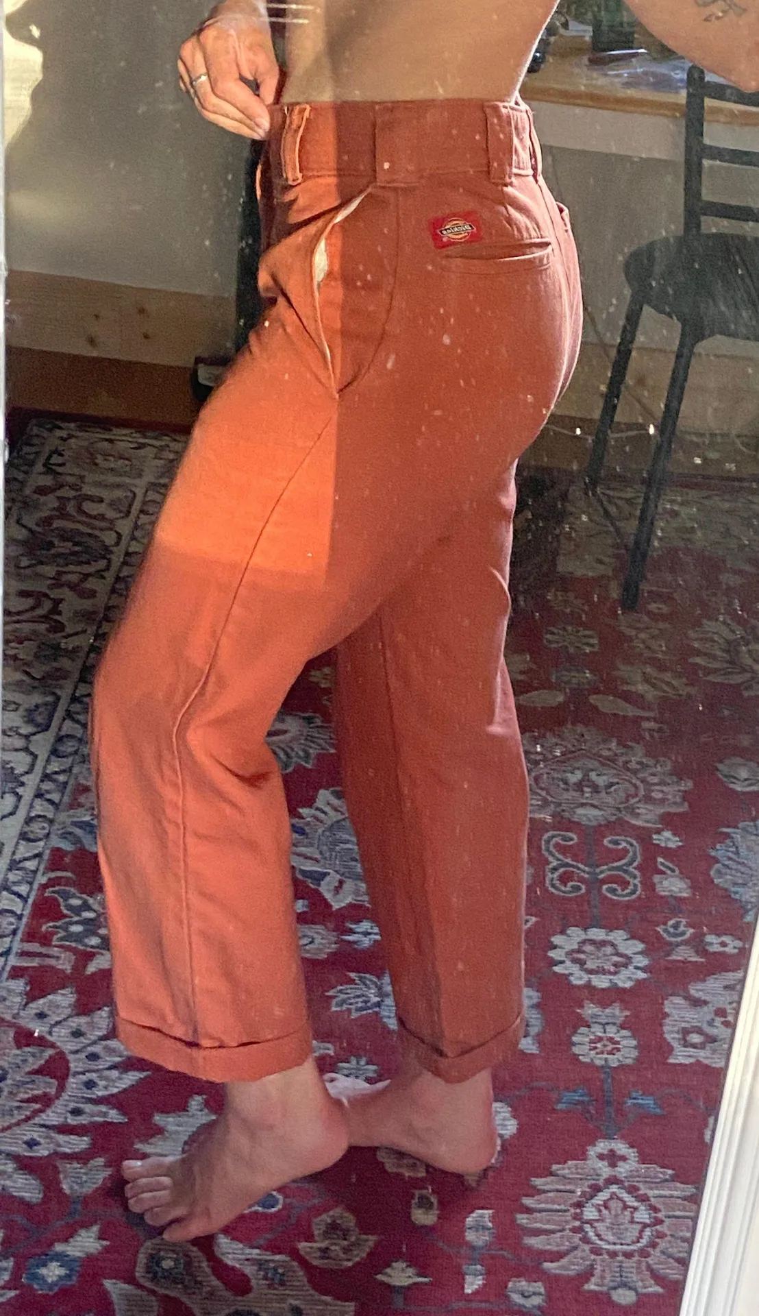 Dickies Worker Crop Roll Hem Pants - Image 3