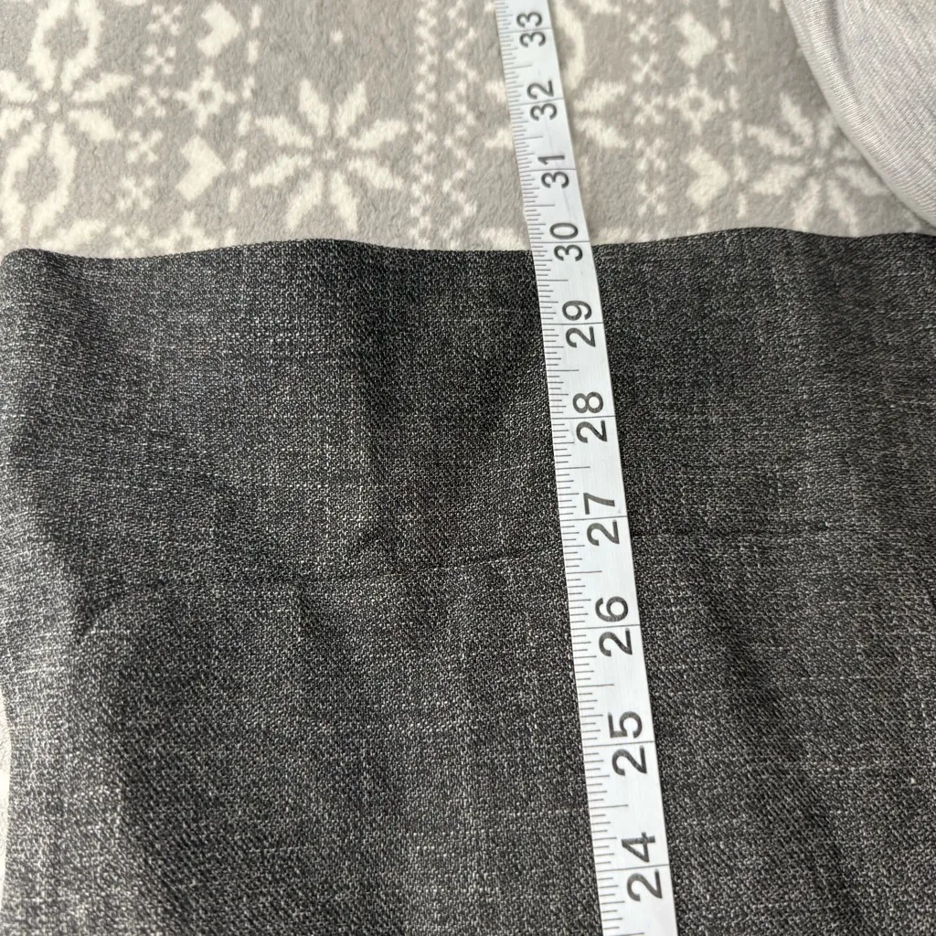 NWT Massimo‎ Dutti Long Blazer Melange Pockets Black Notch Lapel Collar Medium - Image 16