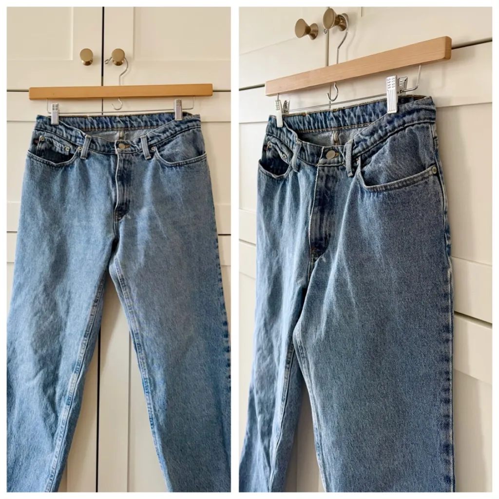 POLO Ralph Lauren Vintage Saturday Jeans, Mom Straight Leg Classic Style sz. 8 - Image 7