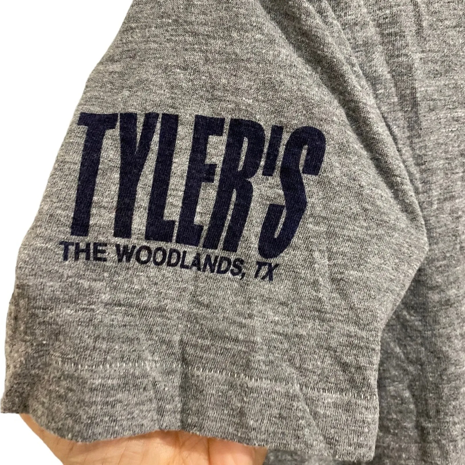 Tyler’s The Woodlands Gray Short Sleeve Shirt Sz S - Image 3