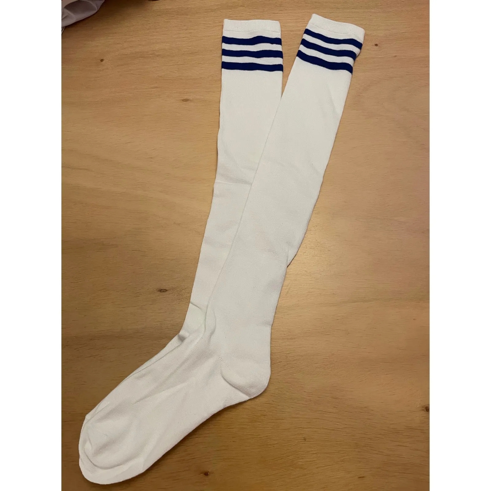 Womens Long White Socks 🧦 Halloween 🎃 Costume Cosplay One Size - Image 4