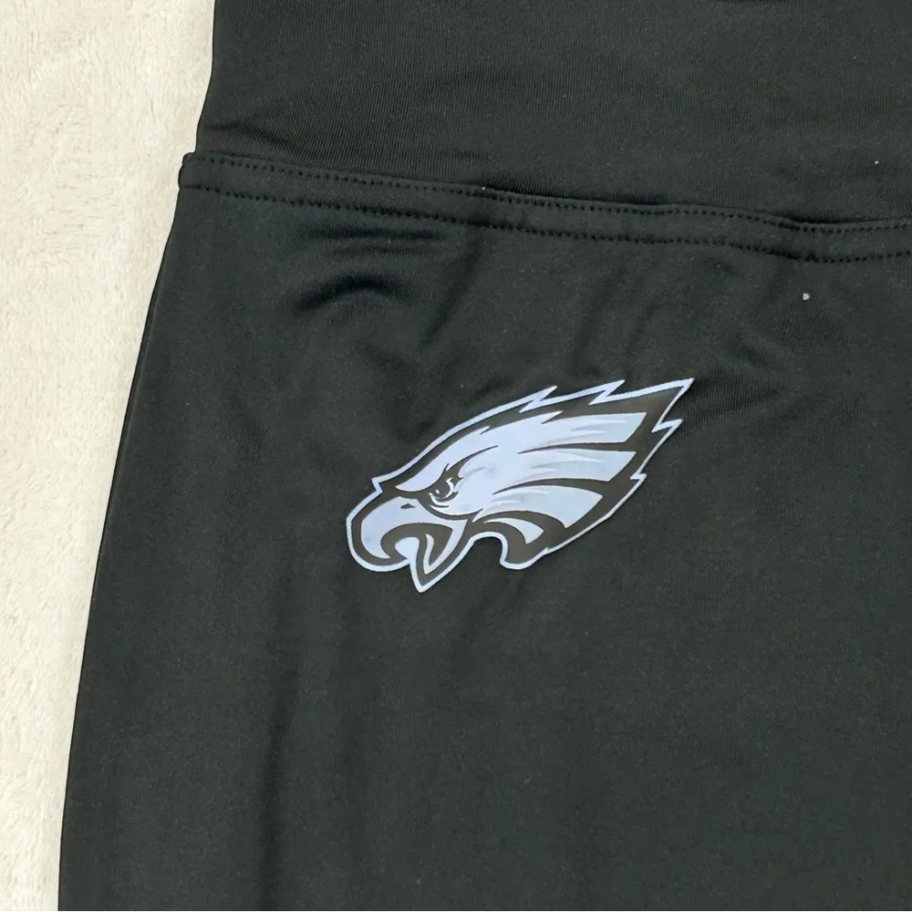 Philadelphia Eagles NFL Football Zubaz Black Athletic Yoga Pants Women’s Size XL - Image 4