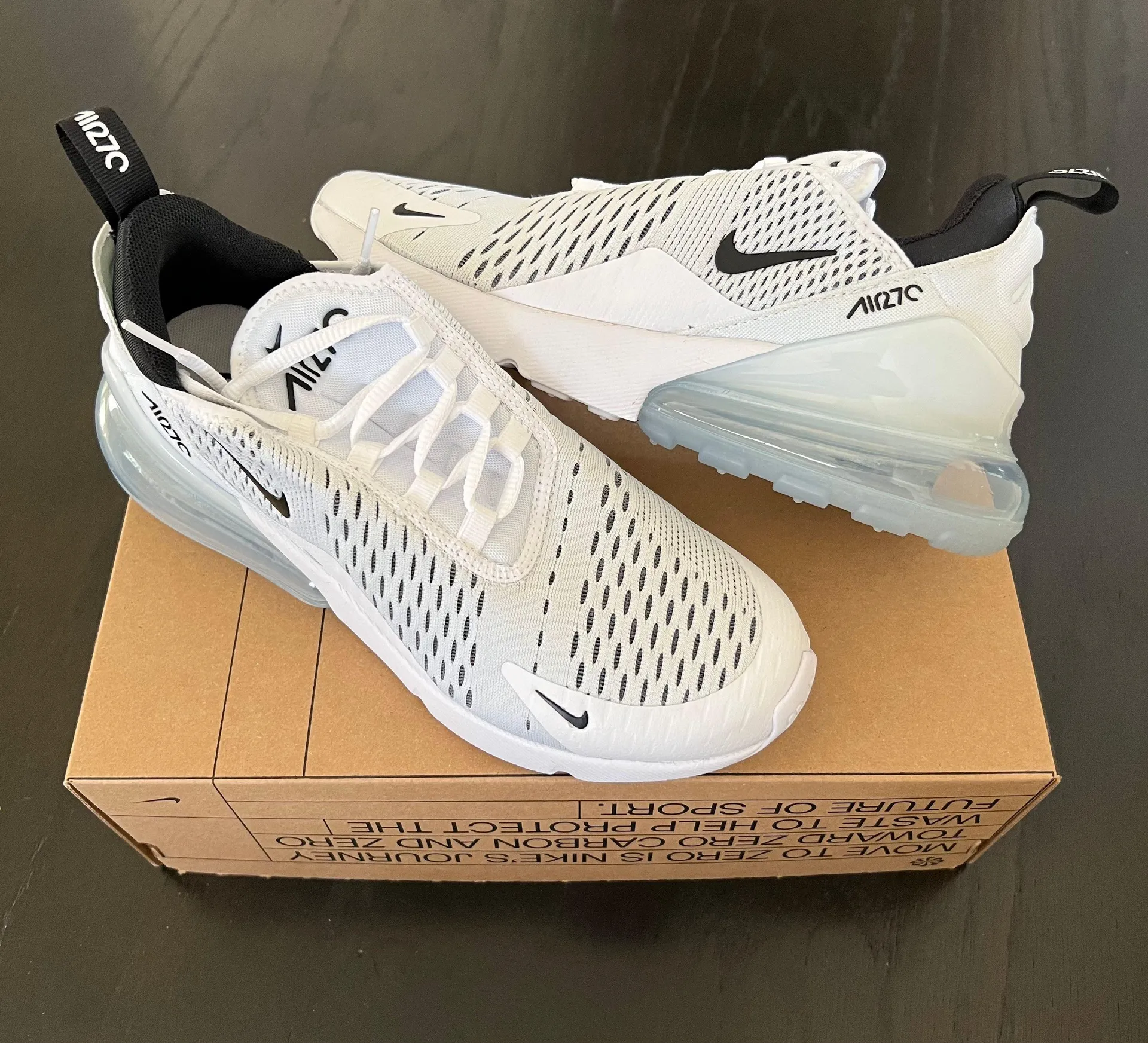 Nike New  Air Max 270 White Black - Image 4