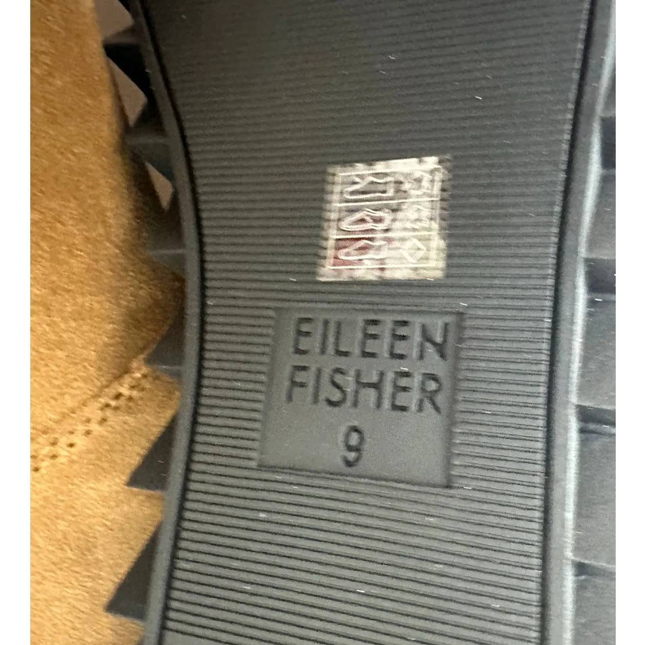 Eileen Fisher Wedge Bootie Kenille Sport Brown Suede New - Image 8