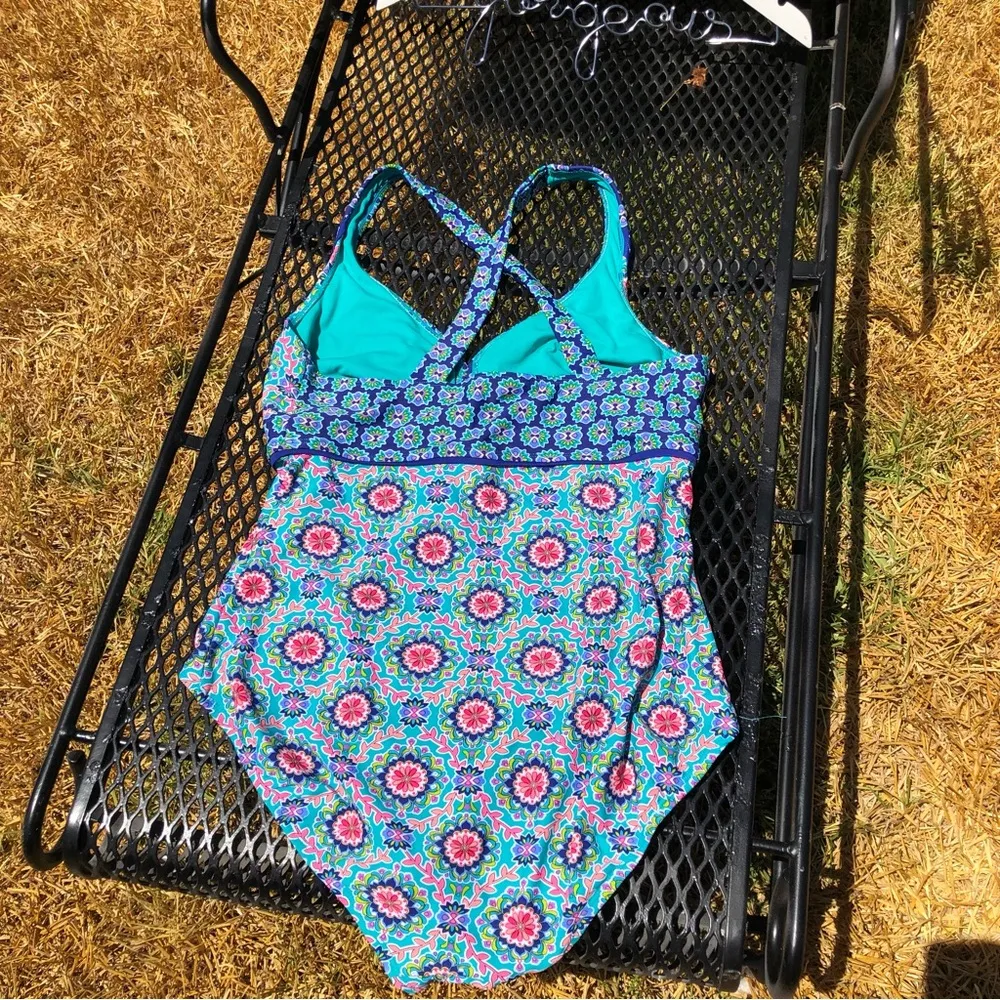 Catalina Swimsuit Colorful Florals XL - Image 5