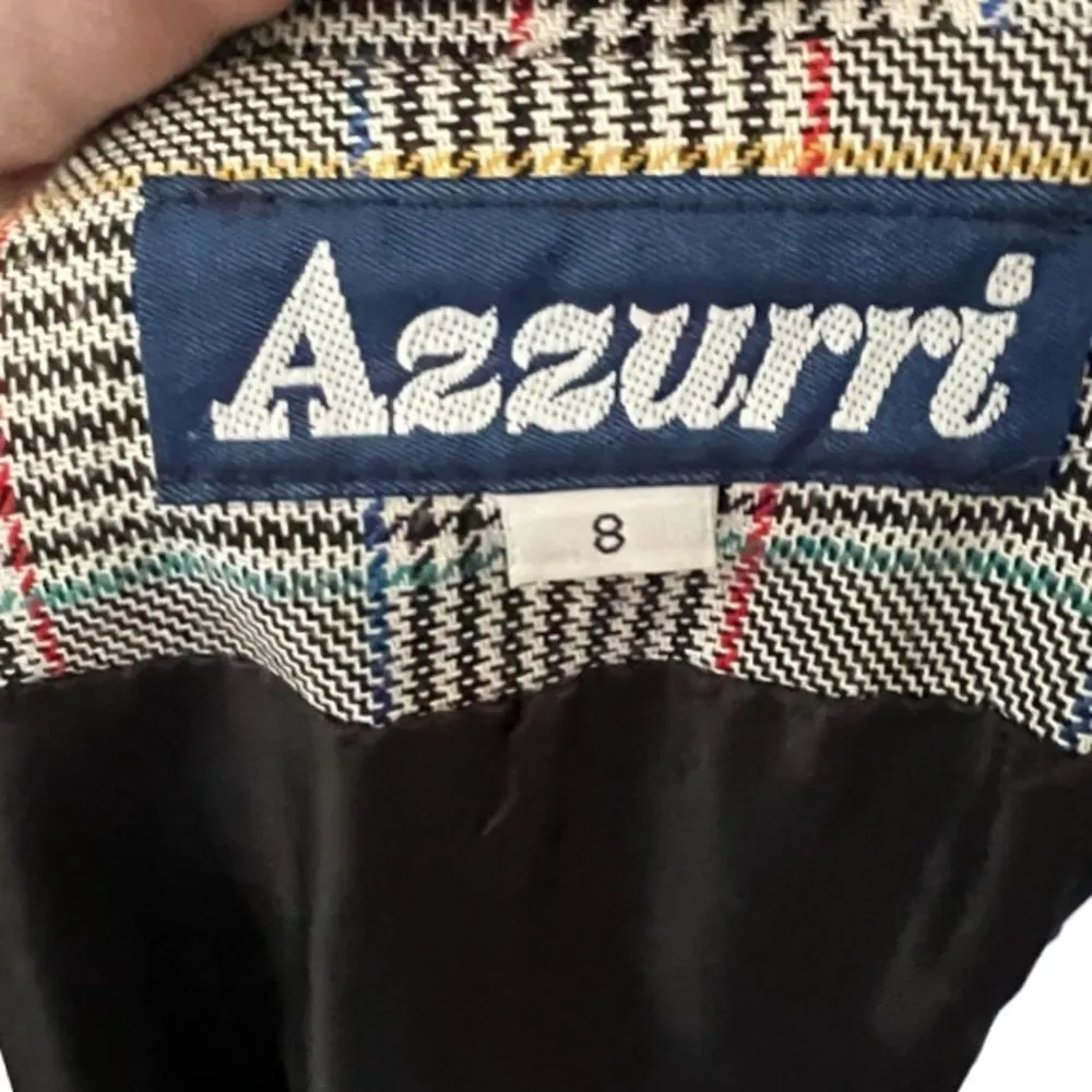 Vintage Azzurri‎ Blazer with Rhinestones Size 8 - Image 5