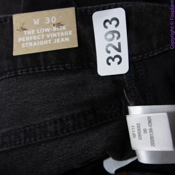 NEW Madewell The Low-Rise Perfect Vintage‎ Straight Jean in Lunar Wash, 30 - Image 13