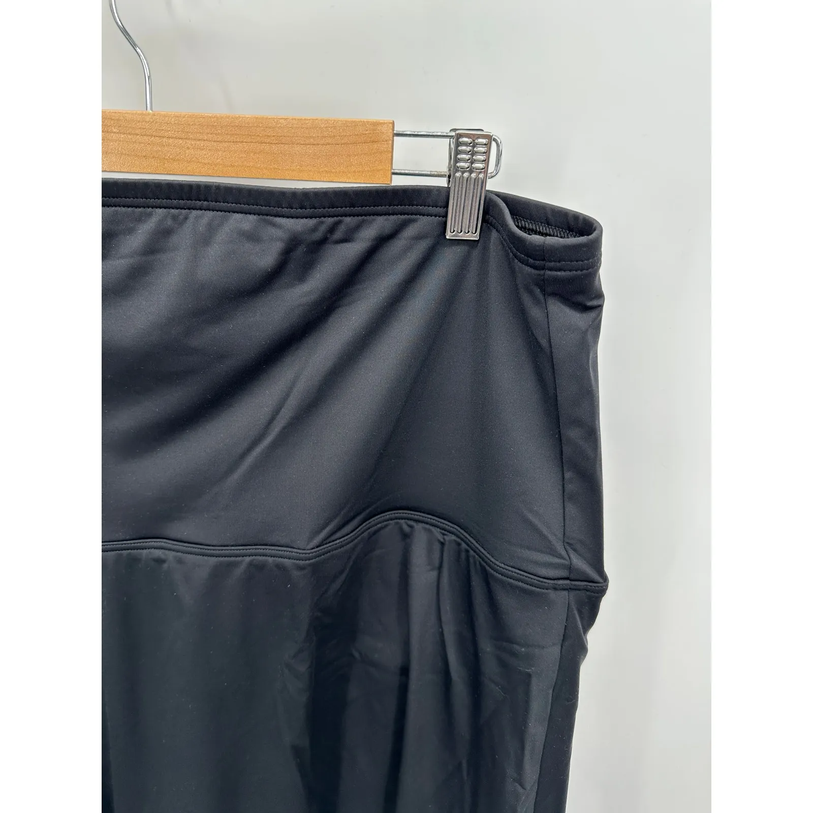 Lands' End Black Swim Skirt Womens Sz 24 Skort Stretch Beach Vaca Swimsuit NWT - Image 3