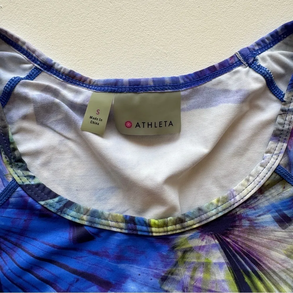 Athleta - Wailea Long Sleeve Rash Guard in Blue Multicolor - Image 4