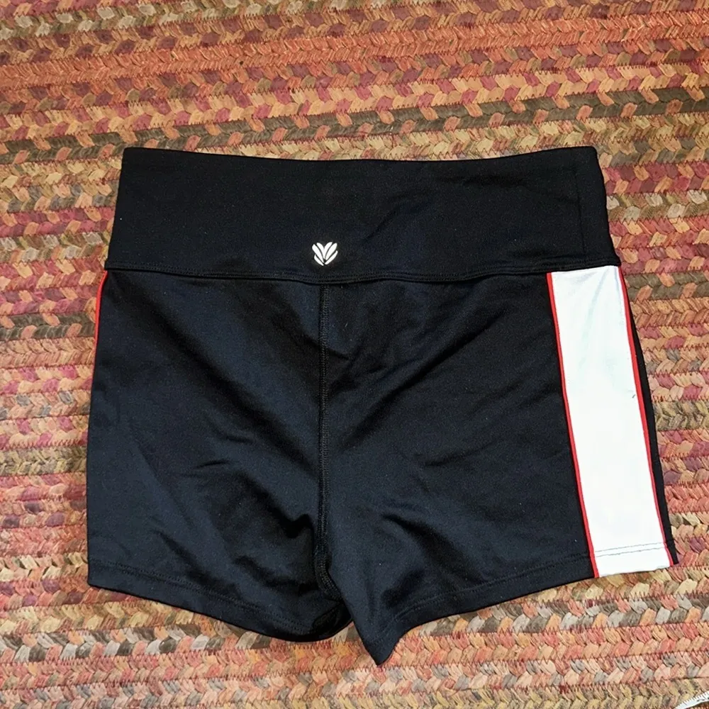 Forever 21 BLACK SPANDEX BASIC SIDE STRIPE ATHLETIC SHORTS - Image 3