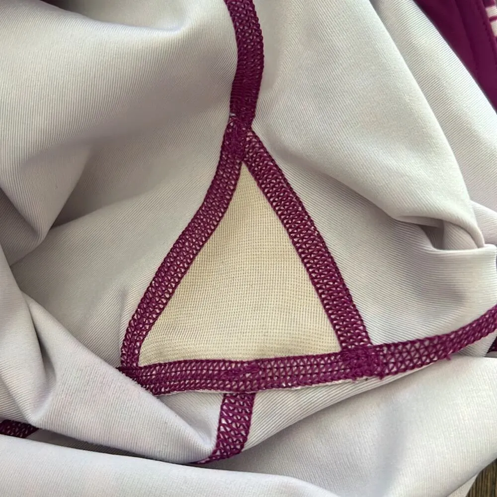 Lululemon Real Quick Crop Paradise Camo Multi/Regal Plum Active Pants 4 - Image 8