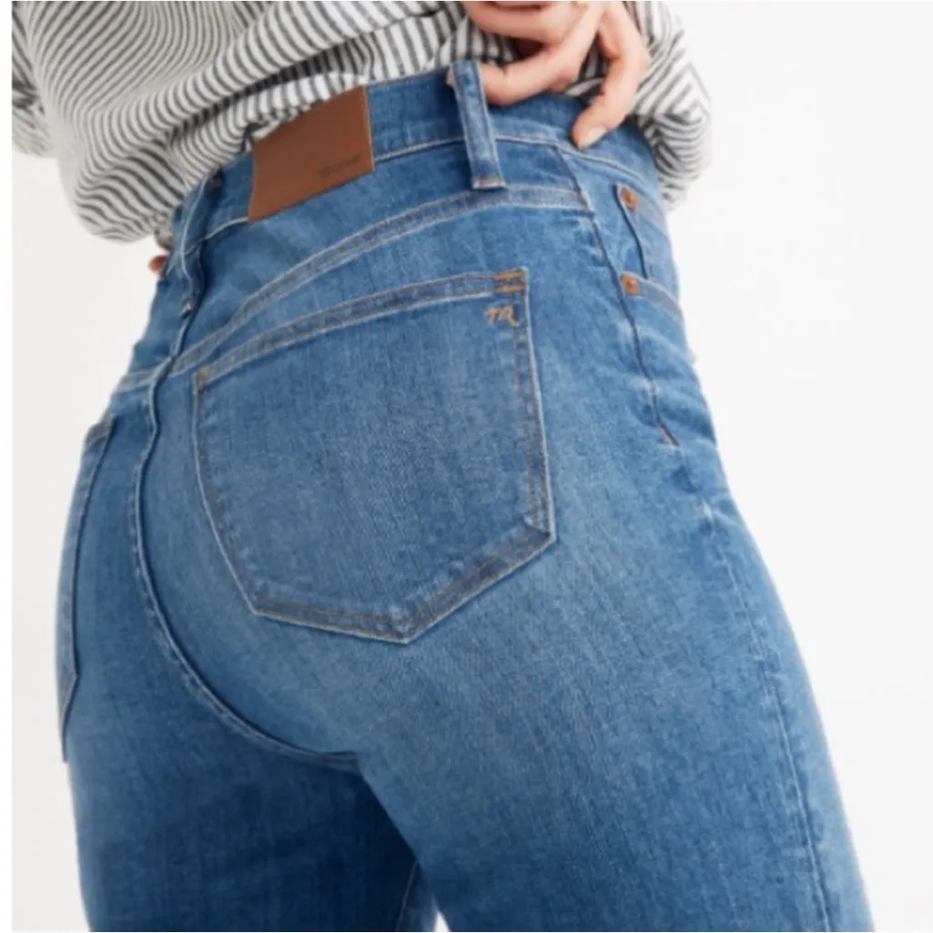 MADEWELL Jeans Cali Demi-Boot Medium Blue Size 30 - Image 2