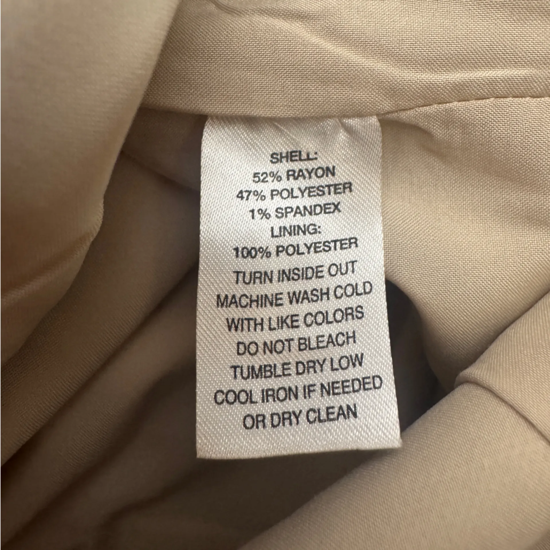 White House Black Market Tan Women's Skirt - Image 8