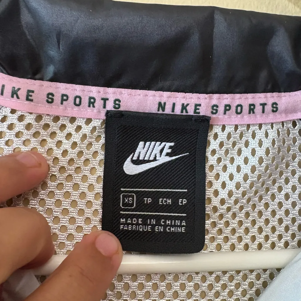 Nike Women's sportweat Patchwork Track Jacket Black,Blue,WhiteEdgy Streetwear - Image 2