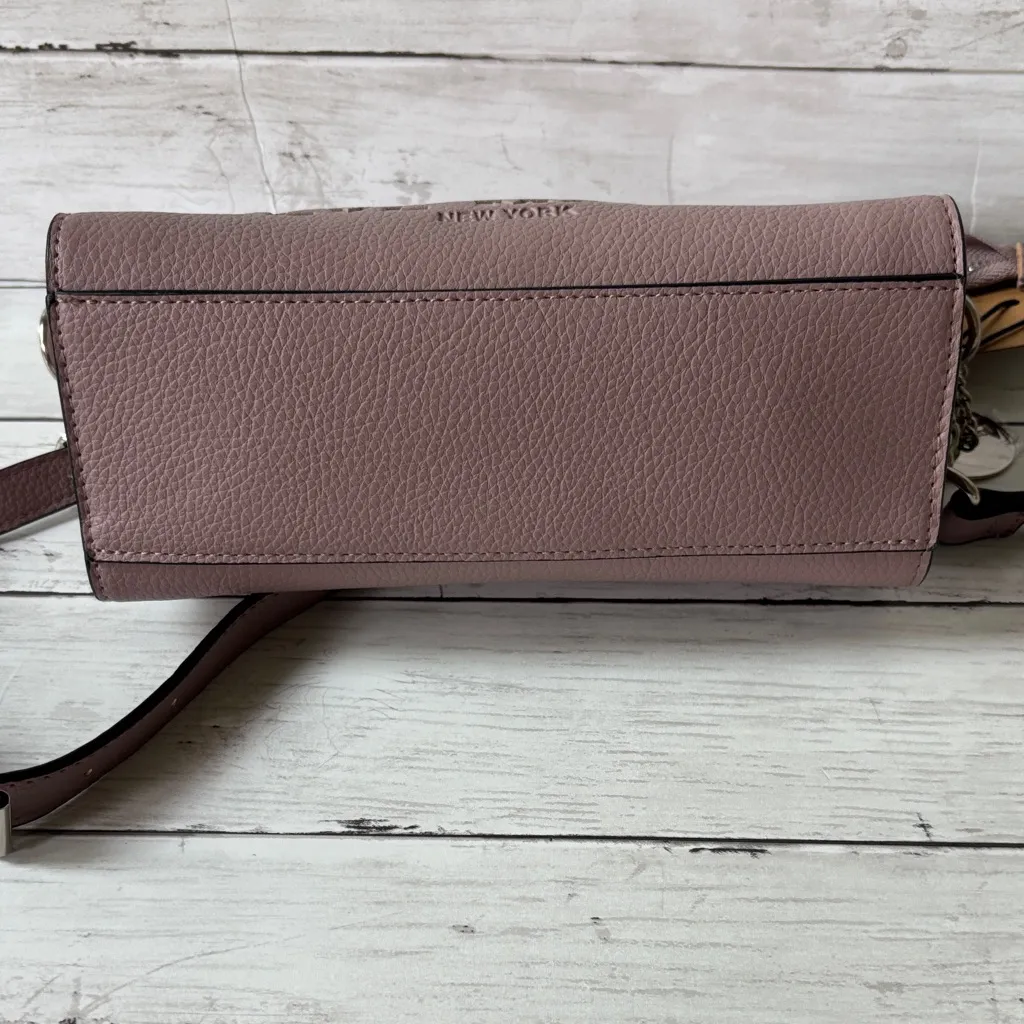 Steve Madden New York Faux Leather Mauve Crossbody Bag New - Image 10