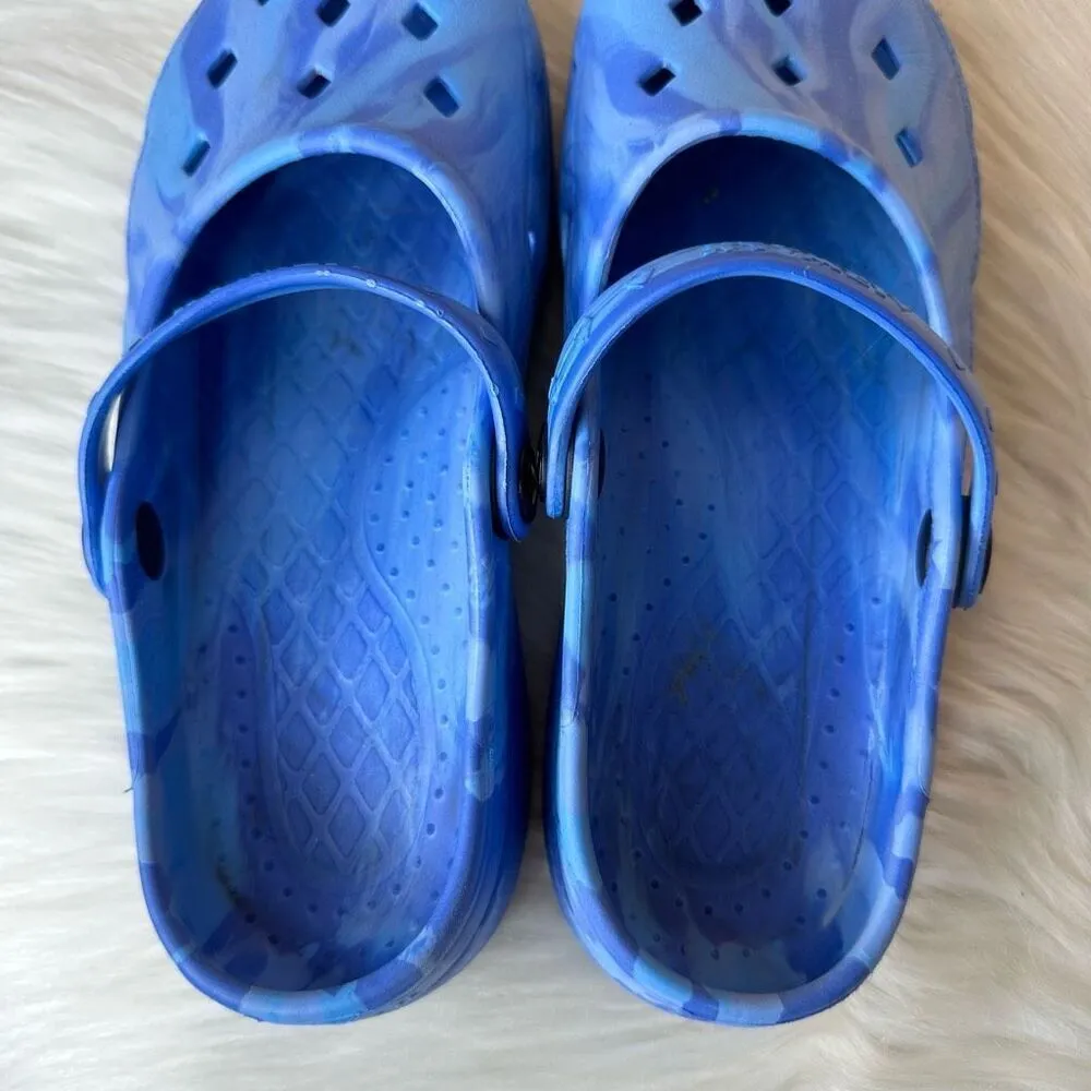 Airwalk Shoes Blue Tie Dye Comfort Sandals Slides Size 7 - Image 6