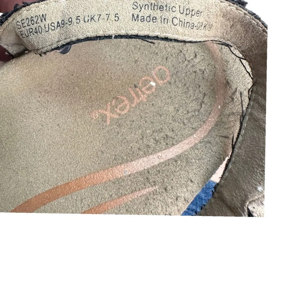 Aetrex Bronze Strappy Sandals Women's Size 40 US 9/9.5 - Image 8