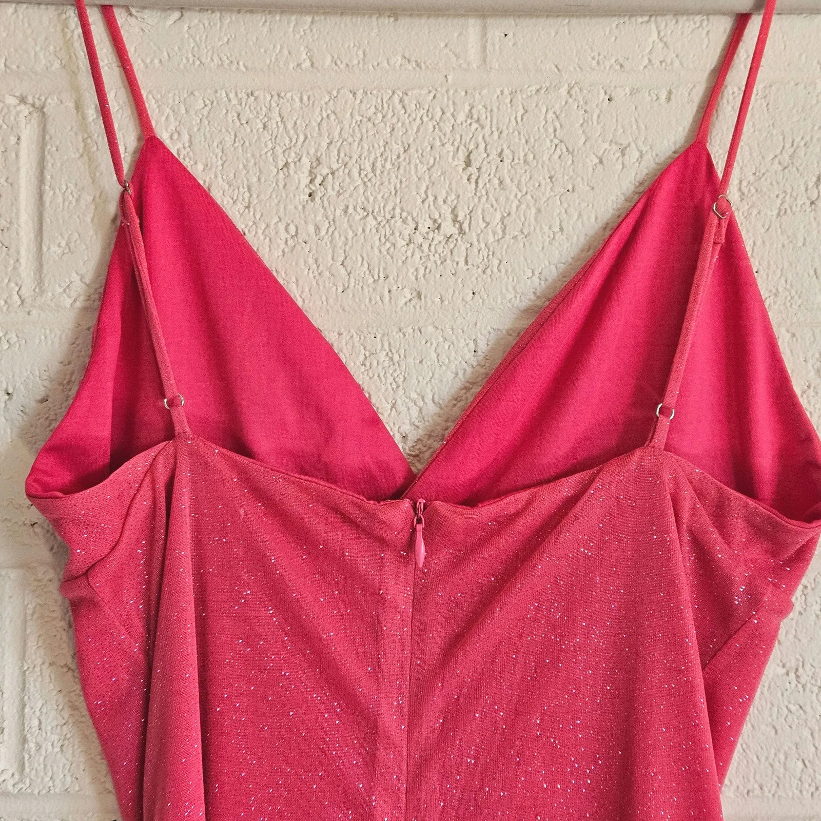 Superdown Sydney Sparkle Mini‎ Dress Revolve Mini Barbie Pink Size M - Image 10