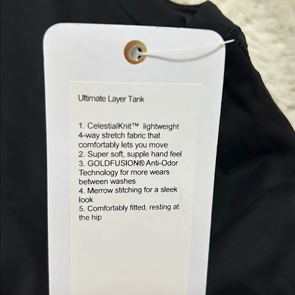 Rhône Ultimate Layer Tank Black Size XL - Image 6