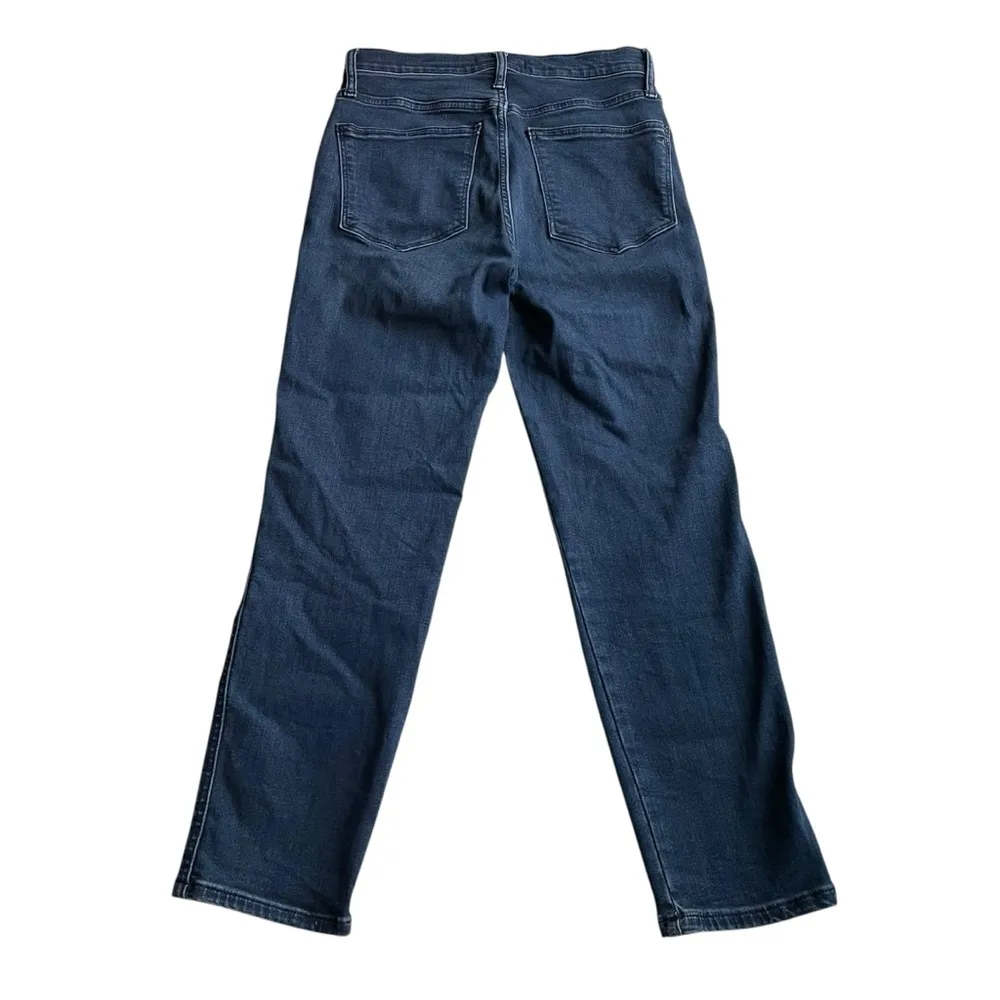 Madewell Stovepipe Denim Jeans Dark Blue Size 27 Mid Rise #NG260 Stretch - Image 5