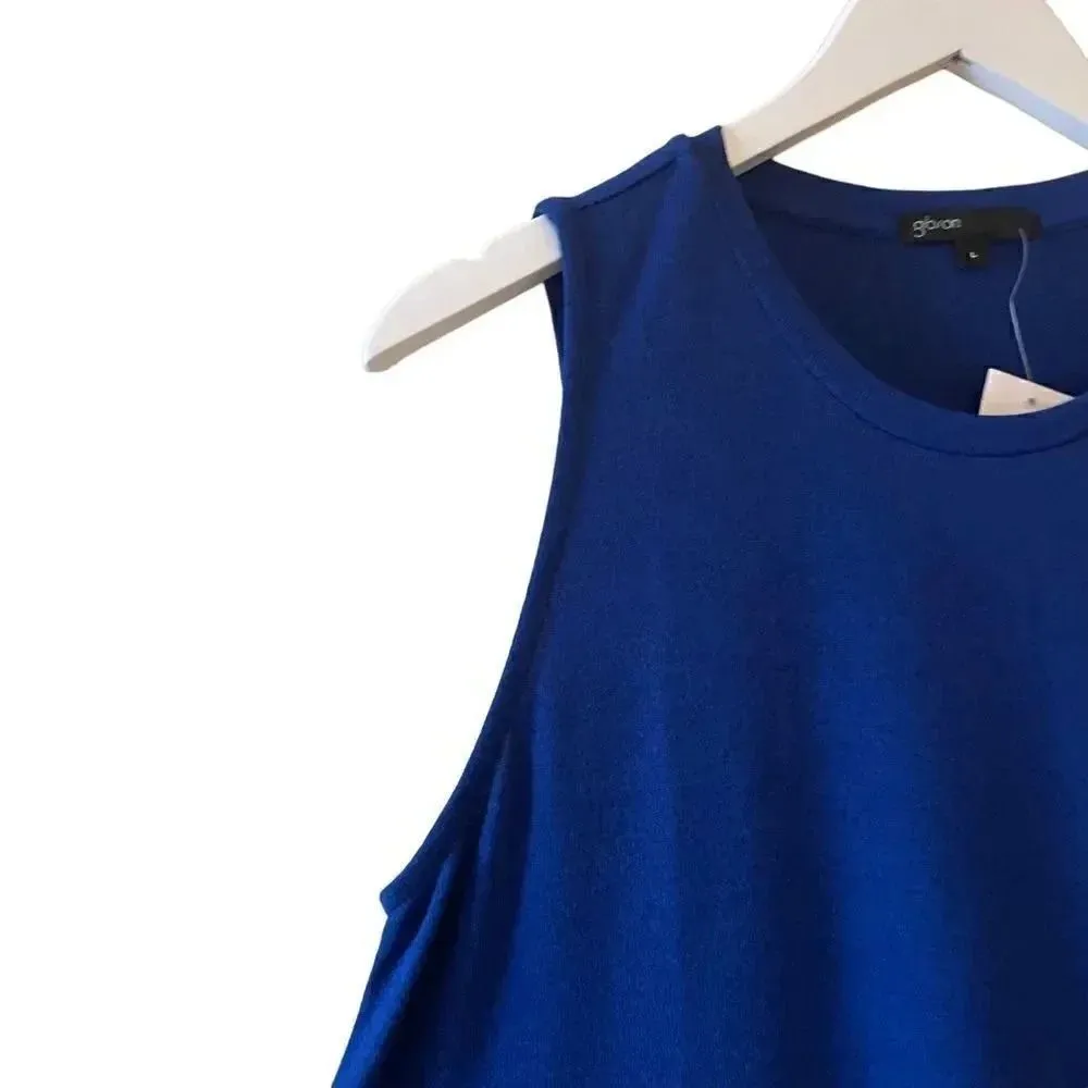 Gybson  Nordstrom Cozy Sleeveless Muscle Tank Royal Blue SZ L - Image 6