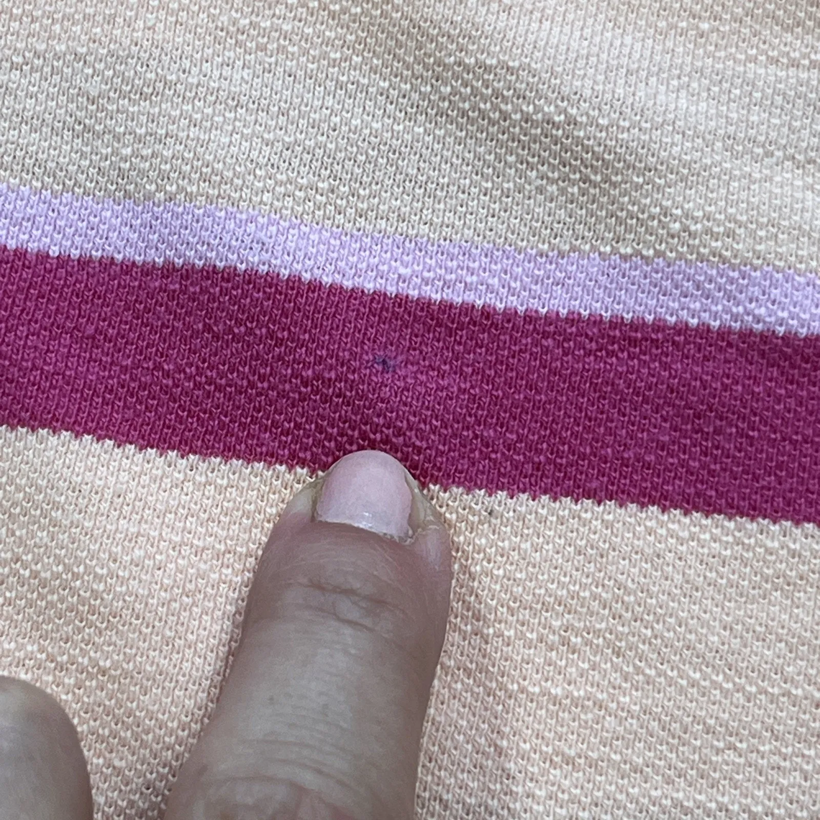 American Eagle Y2K Henley Polo Baby Tee Women's Large Pink/Coral Bella Elena - Image 8