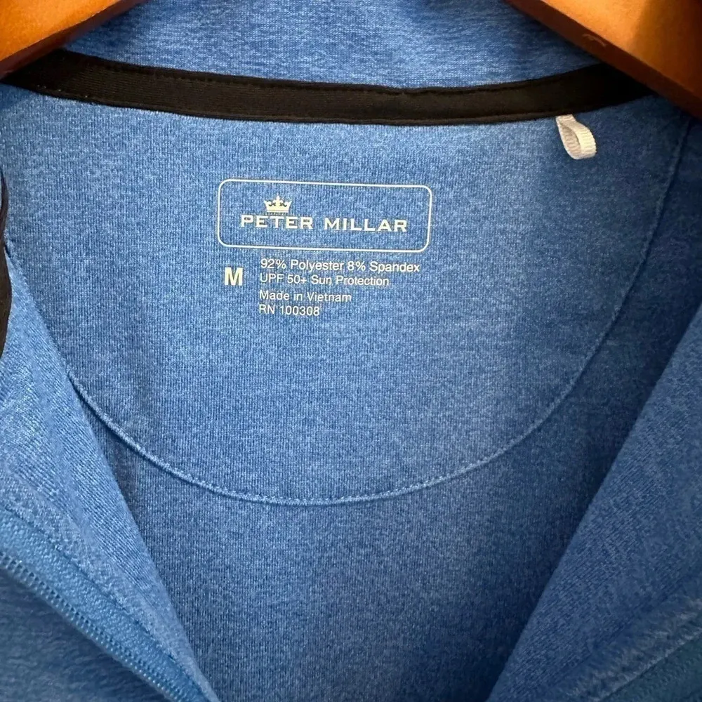 Peter Millar  Women's UPF 50+ Sun Protection 1/4 Zip Performance Pullover M - Image 2