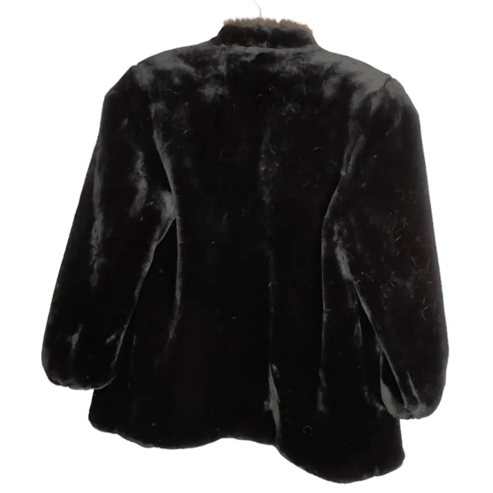 Vintage Style VI Ltd‎ Faux Fur Coat Size M - Image 8