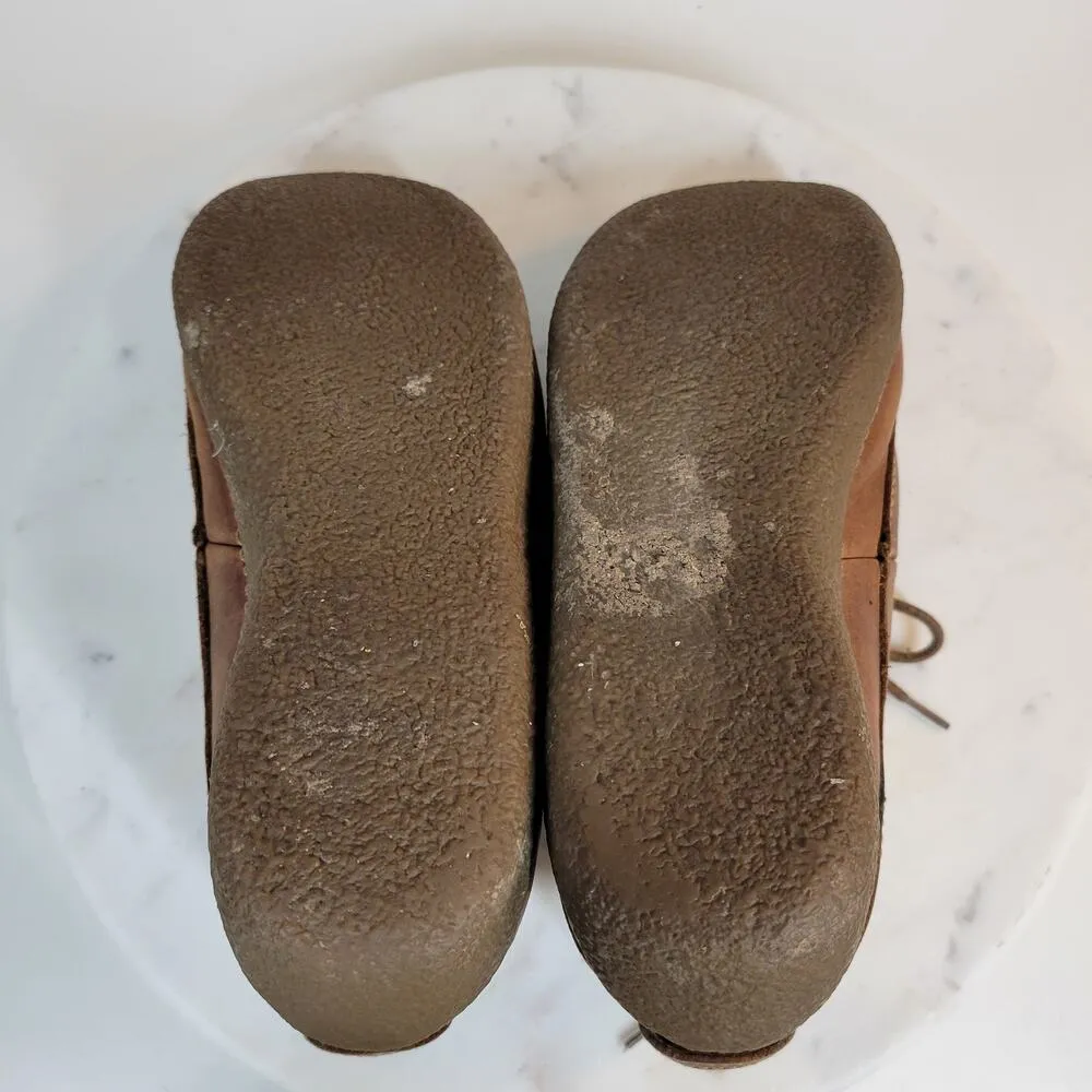 VTG Duluth Trading Co Womens Andina Ankle Boots 7.5 Brown Leather Chukka Shoes - Image 10