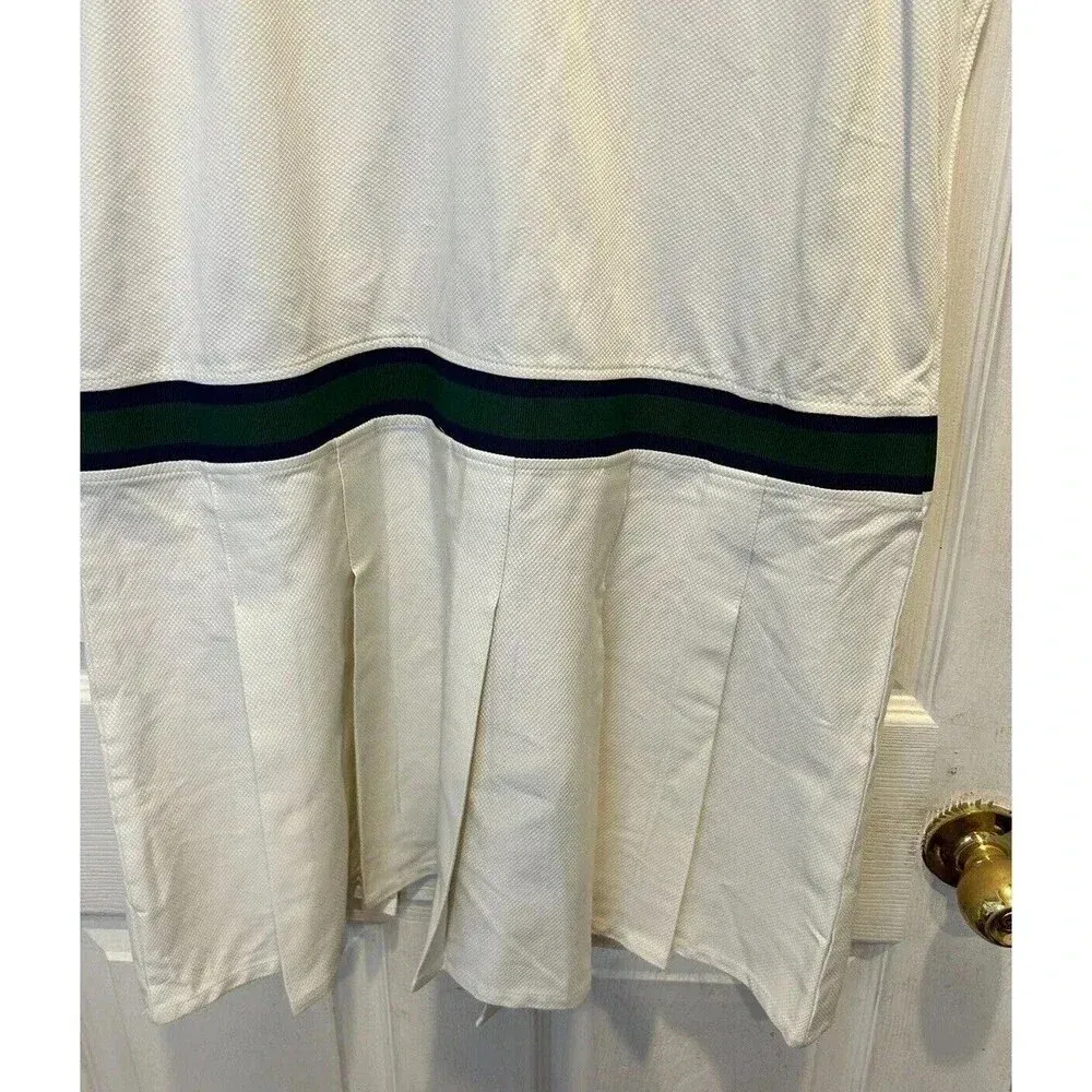 NWT Prince Pickleball Dress Women’s XL Cream‎ Green Pleated Athletic Collared White - Image 4