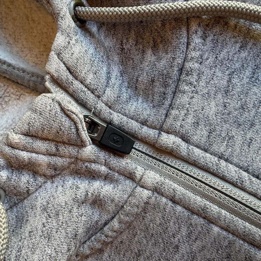 FIGS Sweatshirt Hooded Women's Gray XS Nurse Medical Uniform Full Zip Work EUC - Image 9