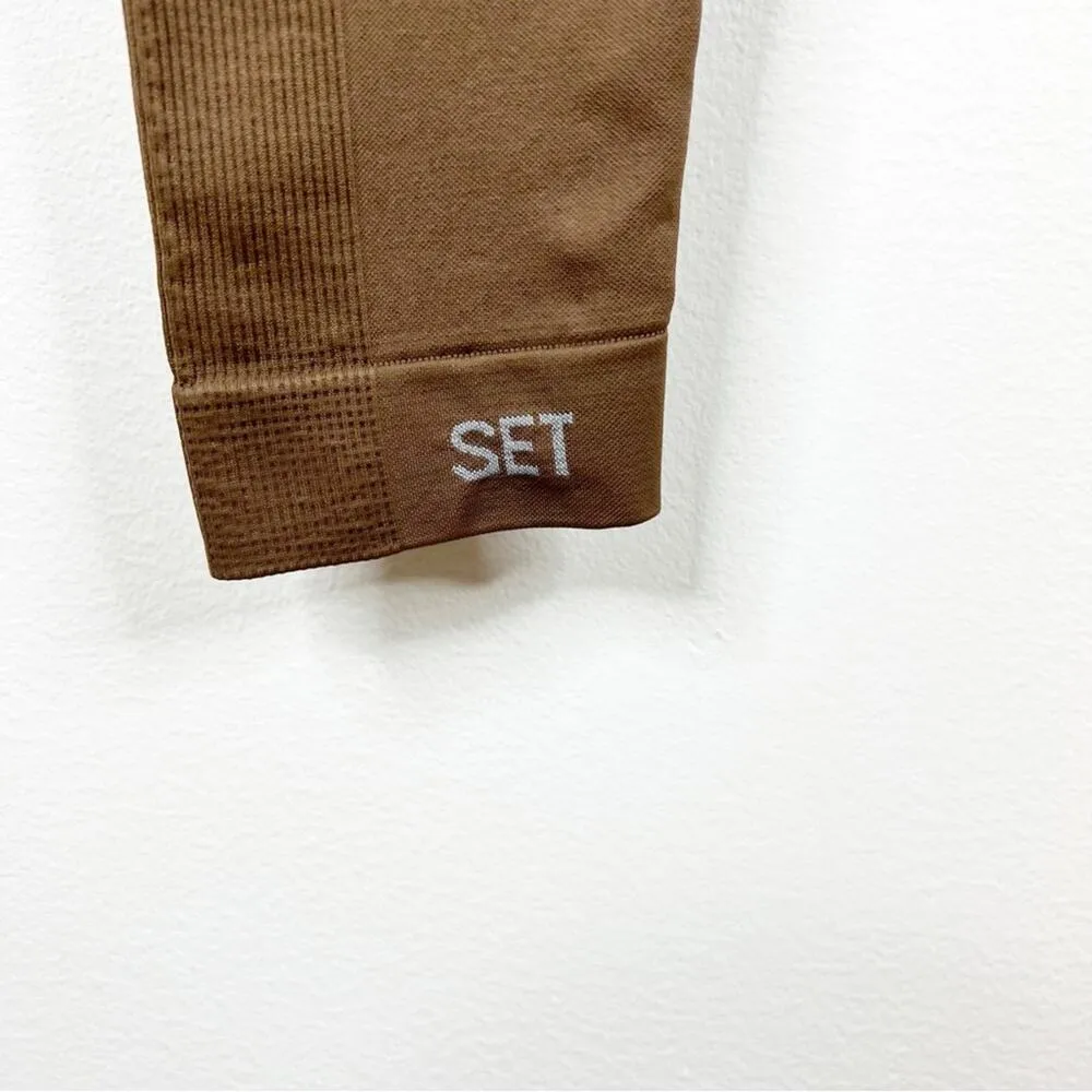 Set Active SculptFlex Seamless High Waist Leggings L Brown - Image 6