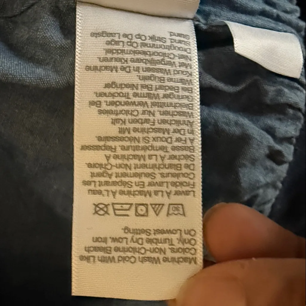 NWOT Madewell Bubble-Sleeve Jean Bomber Jacket in Airy Denim Edition, size XL - Image 7