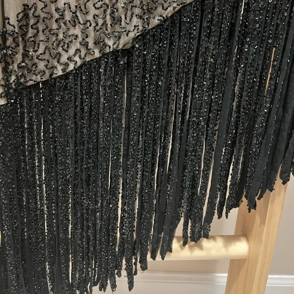 Beaded Evening Gown Dancing Party Gala Dress- Asymmetrical - Image 8