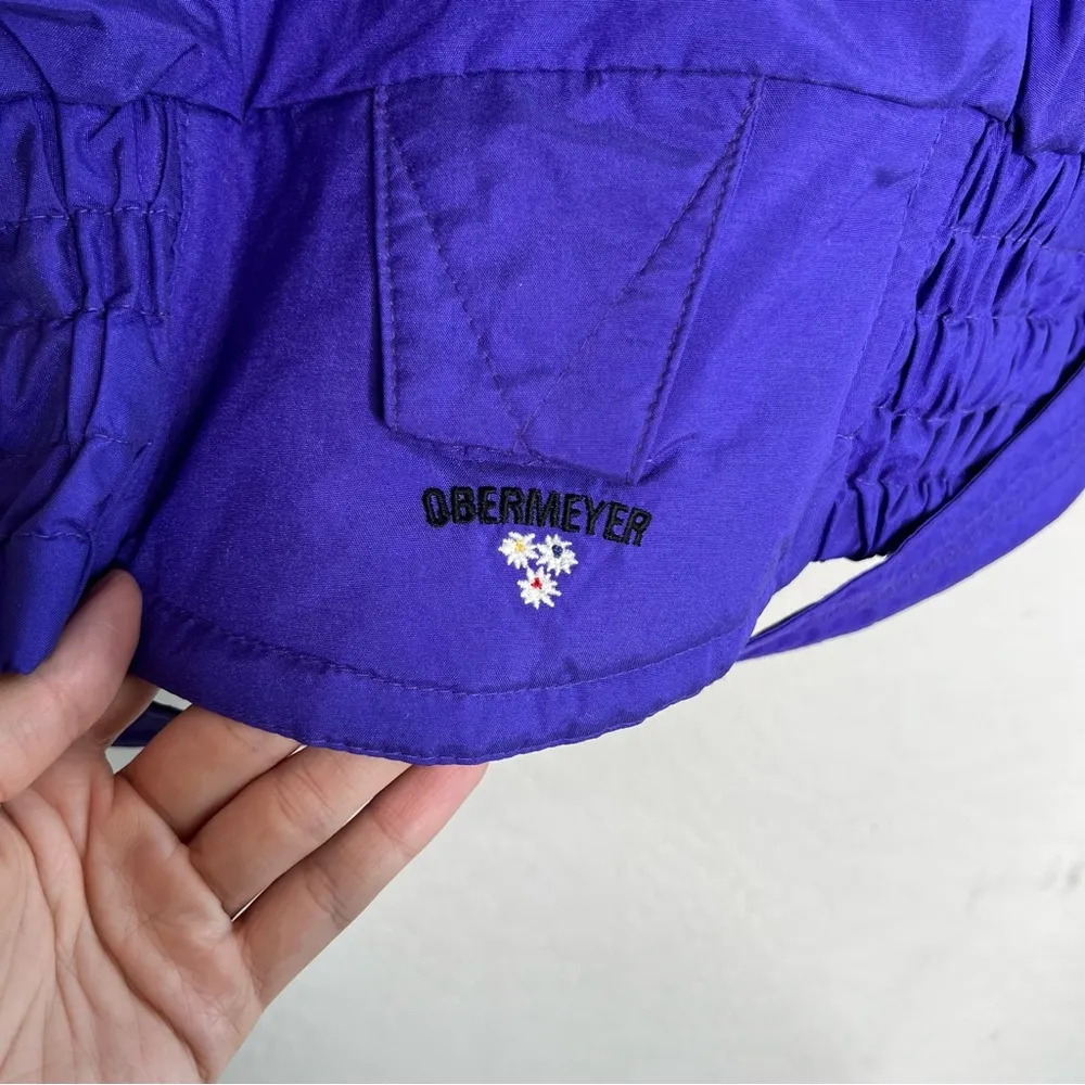 Obermeyer Savannah Purple Embroidered Alpine Snow Ski Jacket - Image 8