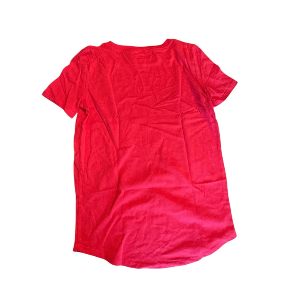 PINK Victoria's Secret Bright Pink Short Sleeve Tee - Image 4