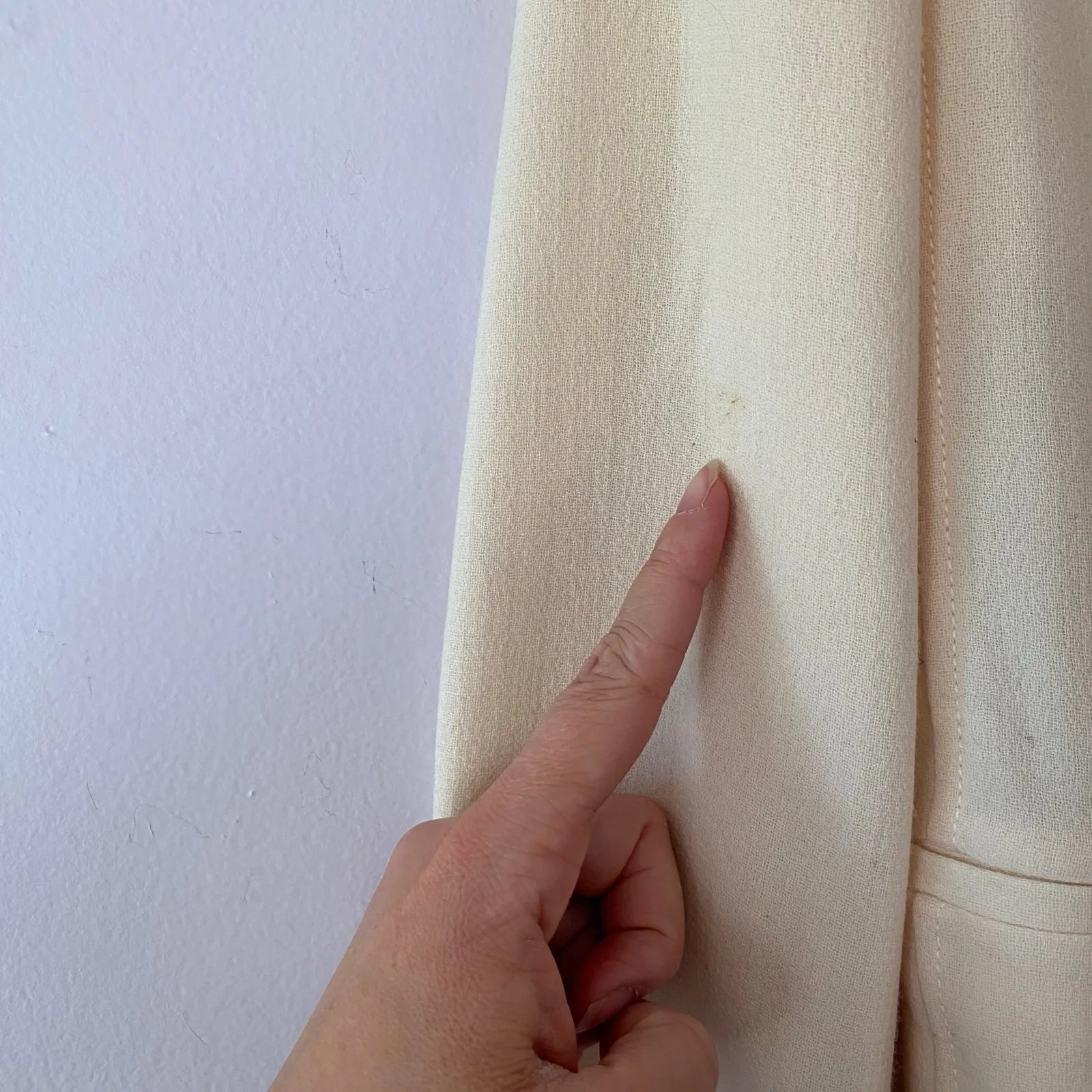 Lafayette 148 Cream Cardigan Blazer 100% Wool Lightweight Women's size XS - Image 11