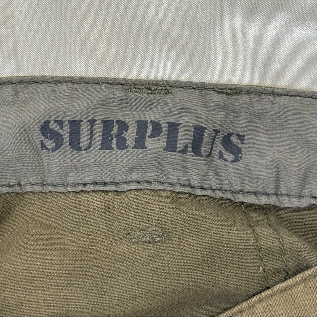 Vintage Da Nang Y2K Low Rise Cargo Pants XS Olive Green Streetwear Grunge Edgy - Image 8