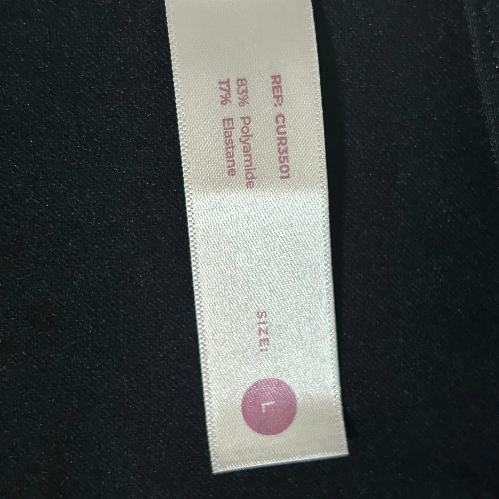 Curveez Incredibly Seamless Shaping Black Cami Tank Shapewear L Large New - Image 6