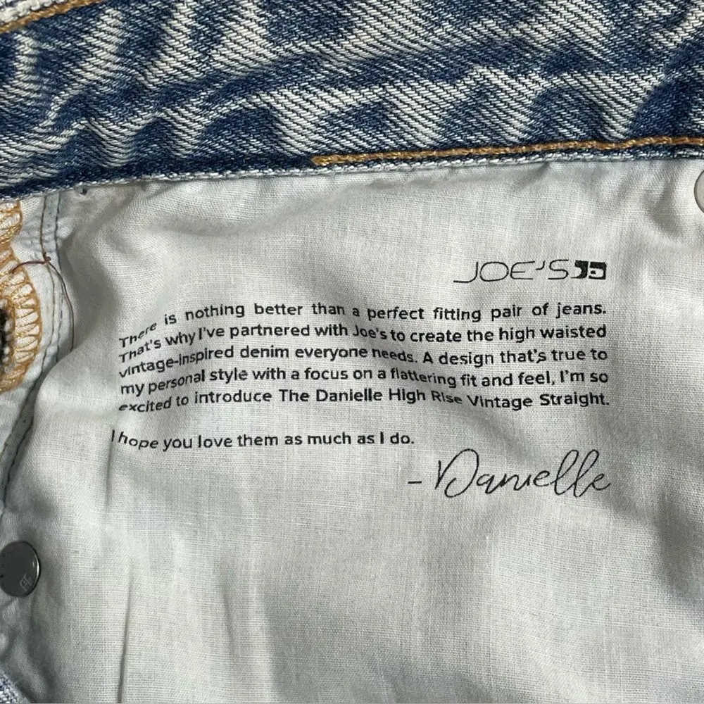 WE WORE WHAT by JOE’s‎ Jeans Danielle High Rise Vintage Straight Size 27 - Image 7