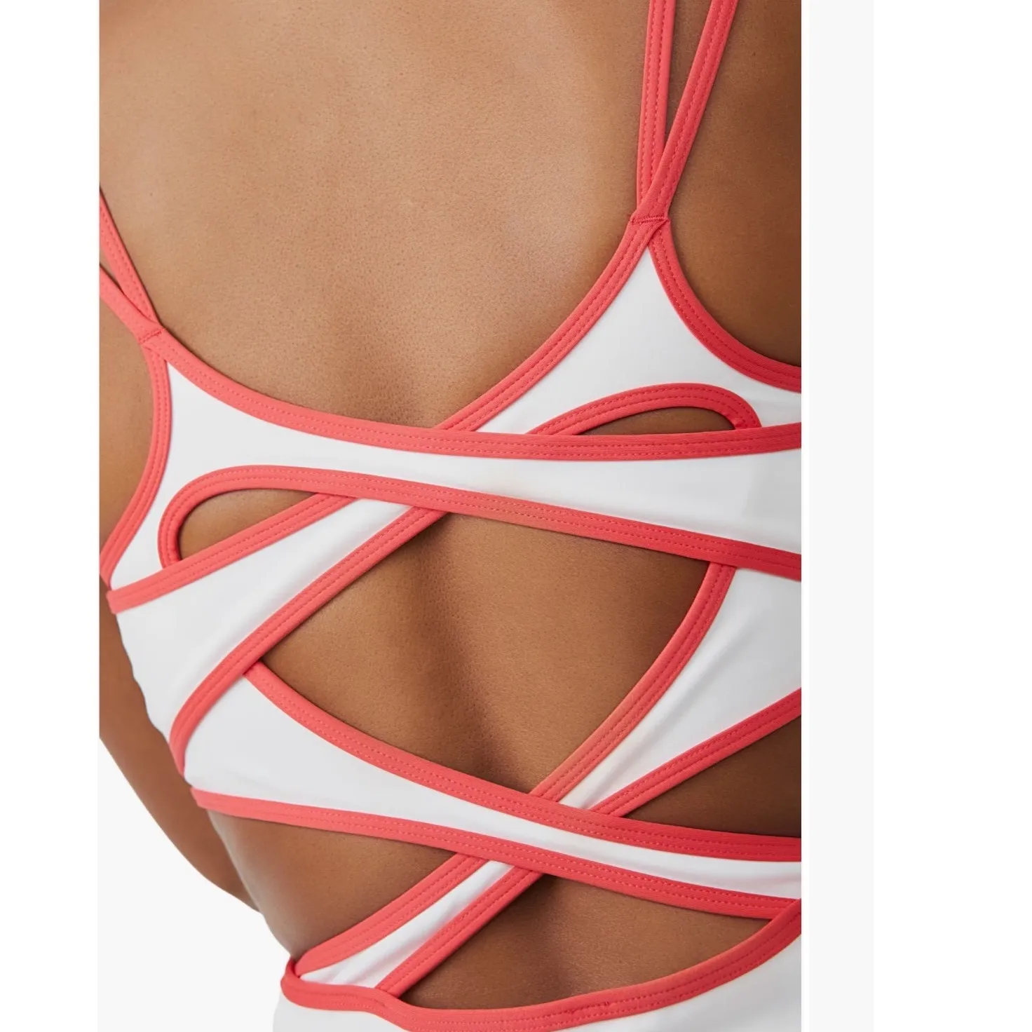 Free People Movement One More
Serve Tennis Dress Size Medium White & Coral - Image 3