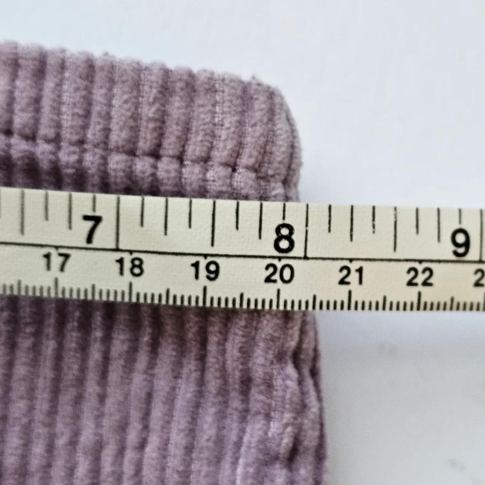 Empire Tori Seafog Wide Rib Corduroy Loose Fit Skate Pants Size 1 Purple - Image 14